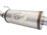 عوادم aFe MACHForce XP 2-1/2in SS-409 Cat-Back مع كاتم صوت مقاس 18 بوصة لسيارة Jeep Wrangler V6-3.6L 07-17
